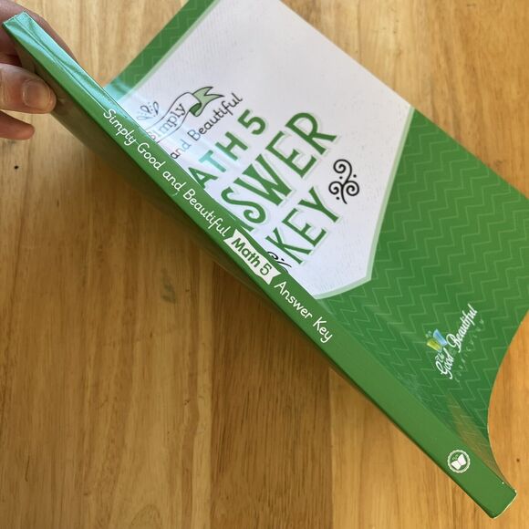 The Good And The Beautiful Math 5 Answer Key Homeschool Curriculum Paperback - Picture 8 of 8